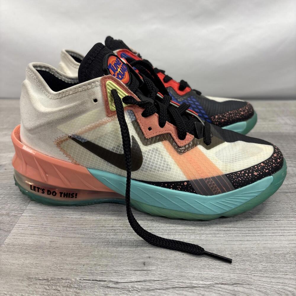 Nike LeBron 18 Low Space Jam Tune Squad Shoes Youth 5 DJ3760-115